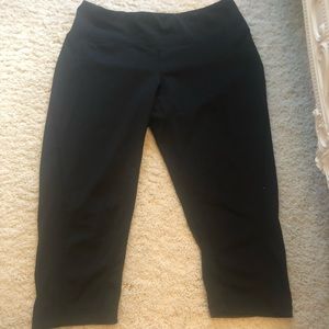 Black sheer bottom leggings